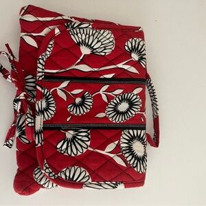 Vera Bradley red travel jewelry bag.